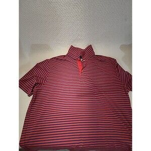 Men’s AdiPure By Adidas Size XL Striped Polo Shirt